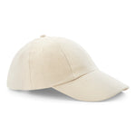 Beechfield Low Profile Baseball Cap Heavy 100% Cotton  Drill Summer Sun Sports Hat Natural