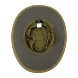 Charlton's of Northumberland UPF 50+ Aussie Style Sun Hat Fedora Bush Hat Safari Summer Holiday Wide Brim UV Tilley style Army olive Inside