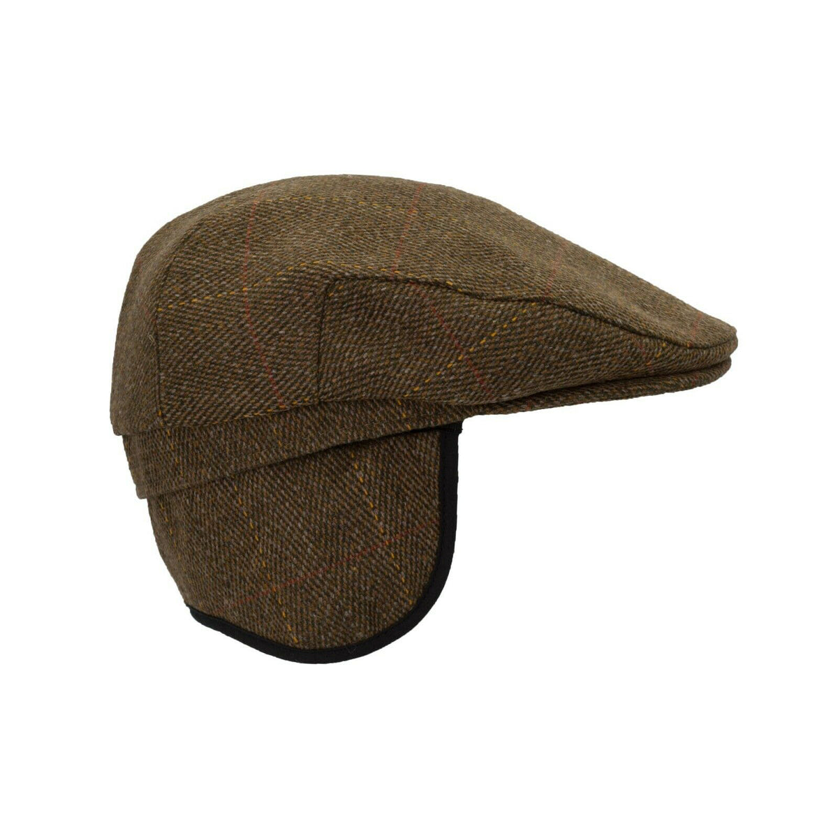 Flat hat with ear deals flaps
