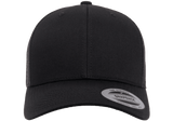 Flexfit Yupoong Classic Snapback Baseball Cap Mesh Retro Trucker Hat Peak Sun Black