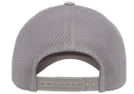 Flexfit Yupoong Classic Snapback Baseball Cap Mesh Retro Trucker Hat Peak Sun Silver/Silver