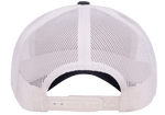 Flexfit Yupoong Classic Snapback Baseball Cap Mesh Retro Trucker Hat Peak Sun Navy/White