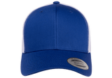 Flexfit Yupoong Classic Snapback Baseball Cap Mesh Retro Trucker Hat Peak Sun Royal Blue/Royal Blue