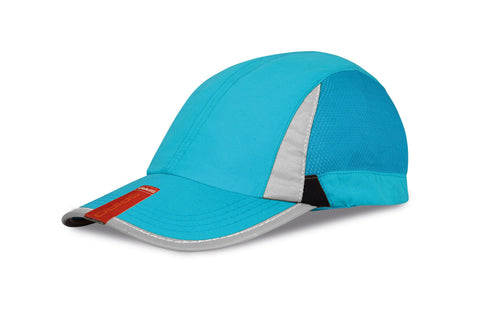 Baseball Cap Sun Hat Lightweight Sports Low Profile Reflective Running Aqua Blue