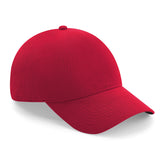 Beechfield Waterproof Resistant Baseball Cap Flexi Fit Seamless Stretch Summer Sports Hat Red