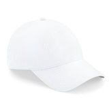 Beechfield Waterproof Resistant Baseball Cap Flexi Fit Seamless Stretch Summer Sports Hat White