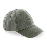 Vintage Washed Denim Baseball Cap Retro Style Summer Sun Hat Denim Olive Green