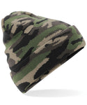 Camo Beanie Hat Warm Knitted Jungle Thermal Arctic Winter Warm Camouflage Jungle