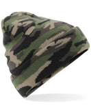Camo Beanie Hat Warm Knitted Jungle Thermal Arctic Winter Warm Camouflage Jungle