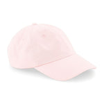 Baseball Cap Low Profile Crown 100% Cotton Retro Dad Style Mens Womans Sun Hat Pastel Pink