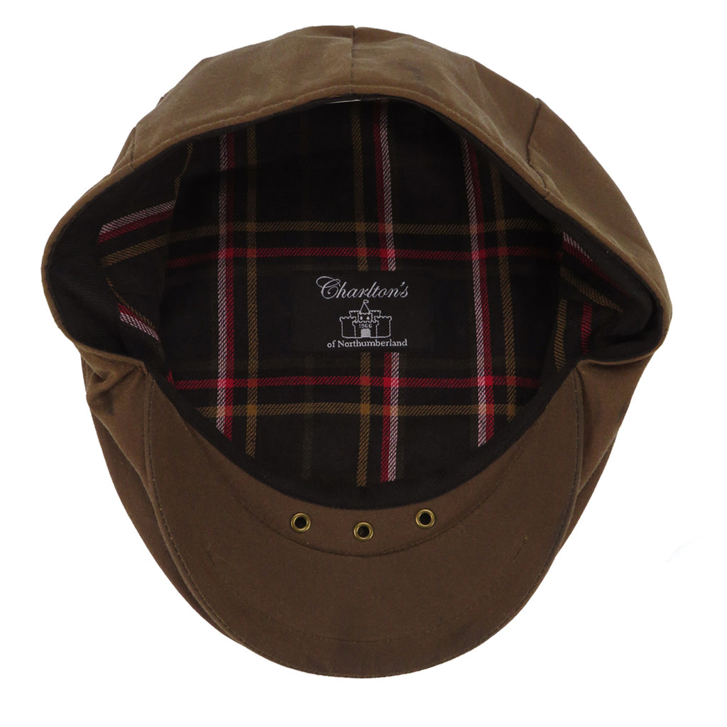Charlton's of Northumberland British Waxed Cotton Flat Cap – Hats Plus Caps