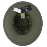 CH 07 Cotton Fedora UPF 50+ Summer Traveller Sun Hat Packable Showerproof Bush Safari Khaki Inside