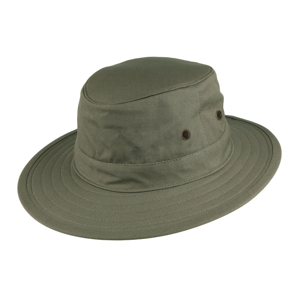 Charlton's of Northumberland Cotton Upf 50+ Traveller Bush Safari Hat Khaki / Medium 58cm | Hats Plus Caps