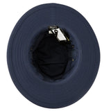 CH 07 Cotton Fedora UPF 50+ Summer Traveller Sun Hat Packable Showerproof Bush Safari Navy Inside