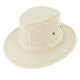 Charlton's of Northumberland UPF 50+ Summer Fedora Traveller Sun Hat Packable Showerproof Safari Bush Hat Stone