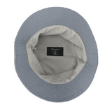 Charltons of Northumberland Hats Plus CapsBucket Hat Ripstop Cotton Lightweight Short Brim Travel Sun Hat Summer Festival  Grey Inside