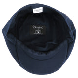 Charltons of Northumberland 100% Cotton Flat Cap Summer UPF 50+ Showerproof Sports Hat Bowls Cricket Golf Navy  Inside