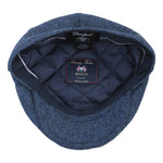 Abraham Moon 100% British English Yorkshire Wool. Charltons of Northumberland country flat cap Blue