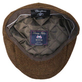 Abraham Moon 100% British English Yorkshire Wool. Charltons of Northumberland country flat cap Brown