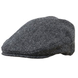 Abraham Moon 100% British English Yorkshire Wool. Charltons of Northumberland country flat cap Grey