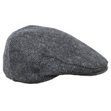 Abraham Moon 100% British English Yorkshire Wool. Charltons of Northumberland country flat cap Grey