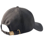 Wax Baseball Cap British Waxed Cotton Fishing Shooting Waterproof Hat Black Metal Buckle 