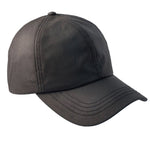 Wax Baseball Cap British Waxed Cotton Fishing Shooting Waterproof Hat Black