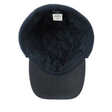Charltons of Northumberland British Waxed Cotton Earflap Trapper Hat Baseball Cap Mountain Water Repellent Navy Inside