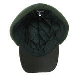 Charltons of Northumberland British Waxed Cotton Earflap Trapper Hat Baseball Cap Mountain Water Repellent Olive Inside