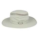 UPF 50+ Aussie Style Sun Hat Bush Fedora Hat Safari Summer Holiday Wide Brim Beige Side