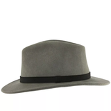 Hats Plus Caps 100% Wool Crushable Fedora Trilby Hat - Hats and Caps