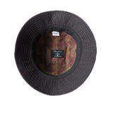 Charlton's of Northumberland British Waxed Cotton Bush Hat Heavy Weight Luxury Water Repellent Bucket Hat Hunting Fishing Shooting Walking Sports Brown Inside