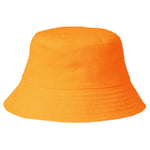 Hats Plus Caps Cotton Bucket Hat Summer Sun Festival Bush Men Woman 4 Sizes Premium Quality Orange