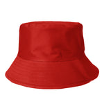 Hats Plus Caps Cotton Bucket Hat Summer Sun Festival Bush Men Woman 4 Sizes Premium Quality red