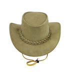 Hats Plus Caps Australian American Cowboy Hat in Real Suede Leather - Hats and Caps