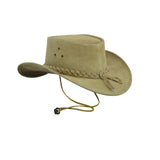 Hats Plus Caps Australian American Cowboy Hat in Real Suede Leather - Hats and Caps