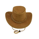 Hats Plus Caps Australian American Cowboy Hat in Real Suede Leather - Hats and Caps