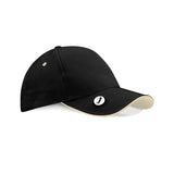 Golf Baseball Cap PGA Tour Masters Water Repellent Coolmax Mens UPF 50+ Hat Black