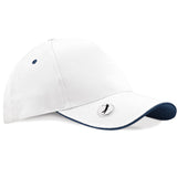 Golf Baseball Cap PGA Tour Masters Water Repellent Coolmax Mens UPF 50+ Hat White