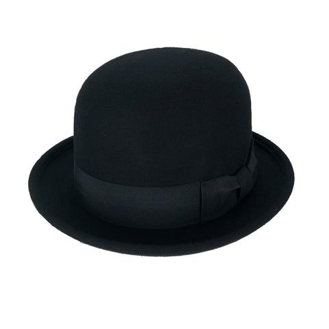 Hats Plus Caps Mens Bowler Hat Satin Lined 100% Wool - Hats and Caps