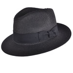 Hats Plus Caps Toyo Straw Fedora Crushable Panama Hat - Hats and Caps