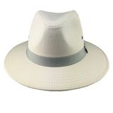 Hats Plus Caps Mens Summer Cotton Fedora with Band - Hats and Caps