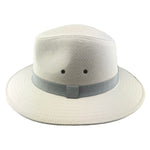 Hats Plus Caps Mens Summer Cotton Fedora with Band - Hats and Caps