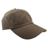 Heather Waxed Baseball Cap British Waxed Cotton - Hats and Caps