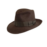 Dentons Indiana Hat 100% Wool Adventurer Poet Hat - Hats and Caps
