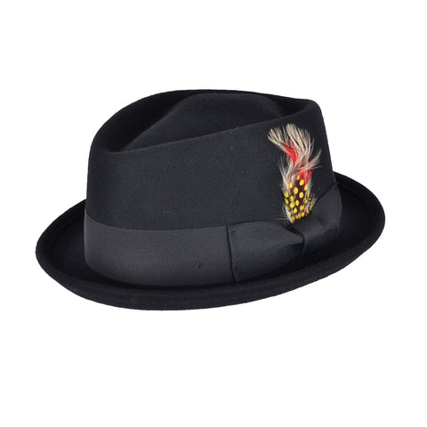Hats Plus Caps Crushable Diamond Crown Pork Pie Hat - Hats and Caps
