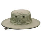 Sun Hat Wide Brim Lightweight Nylon Aussie Style Safari Bush Hat Chinstrap Side