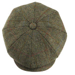 Walker and Hawkes Harris Tweed 100% Wool Peaky Blinders Newsboy Carloway Style Flat Cap