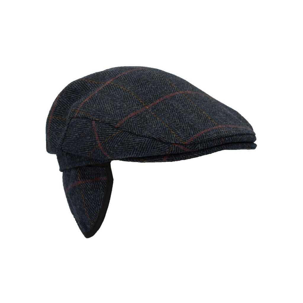 Walker Hawkes British Derby Tweed Teflon Waterproof Earflap Flat