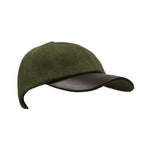 Walker & Hawkes British Tweed Teflon Leather Peak Baseball Cap - Hats and Caps